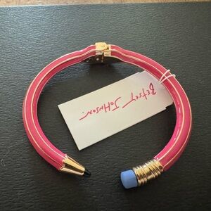 Betsey Johnson Pink and Gold bracelet Accessory